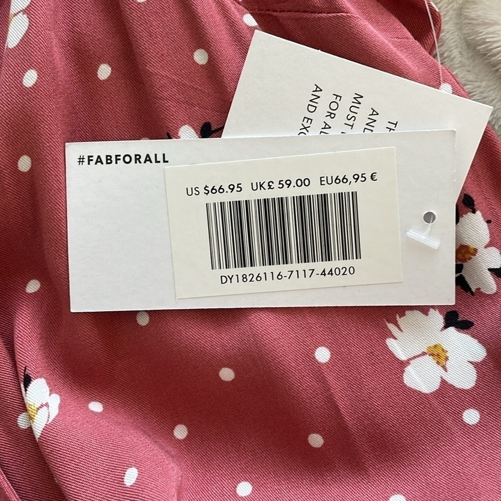 Floral Sleeveless/Spaghetti Strap Maxi Wrap Dress - Picture 5 of 5